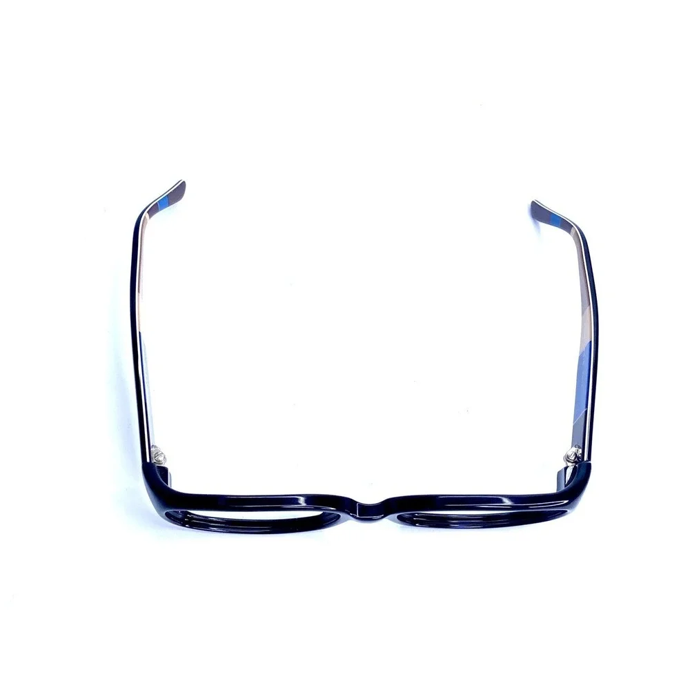 Kate Spade Black Oval Striped Temple Eyeglasses Italy Penelope/S Y30Y2 52 16 125
